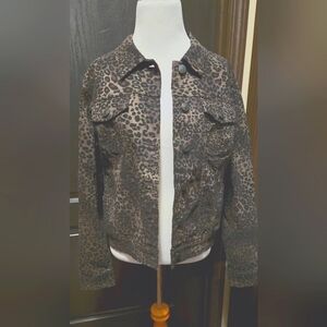NWOT Nine West Leopard Print Jacket